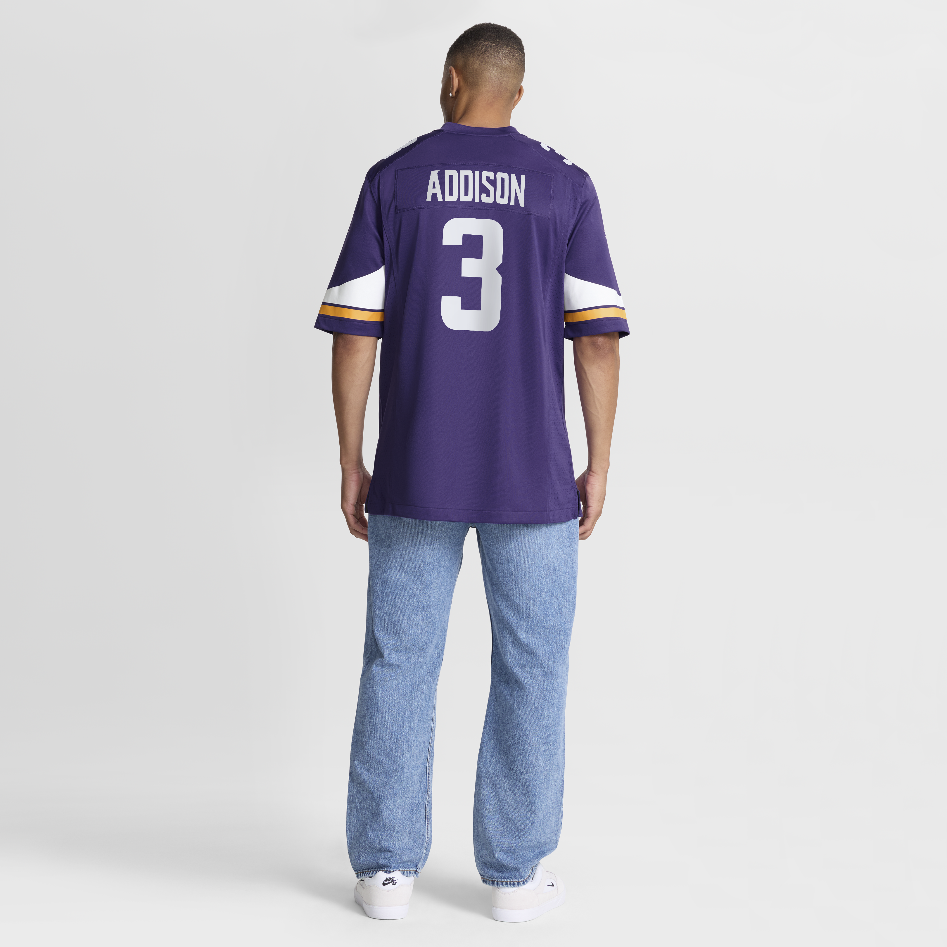 [LK] Jordan Addison Minnesota Vikings Game Jersey - Purple