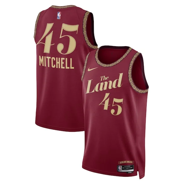 Donovan Mitchell CLE Swingman Jersey - official retro casual