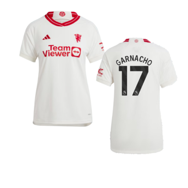 2023-2024 Man Utd Third Top (Ladies) (Garnacho 17)