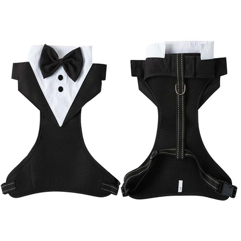 Durable French Bulldog Tuxedo Harness – Formal Dog Suit With Bow Tie ...