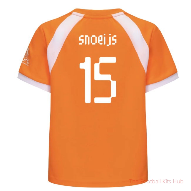 2025 Netherlands WEC Poly T-shirt (Orange) - Kids (Snoeijs 15)