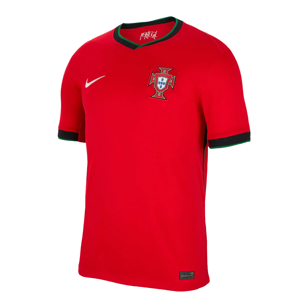Portugal Home Soccer Jersey Euro 2024 Authentic Kit