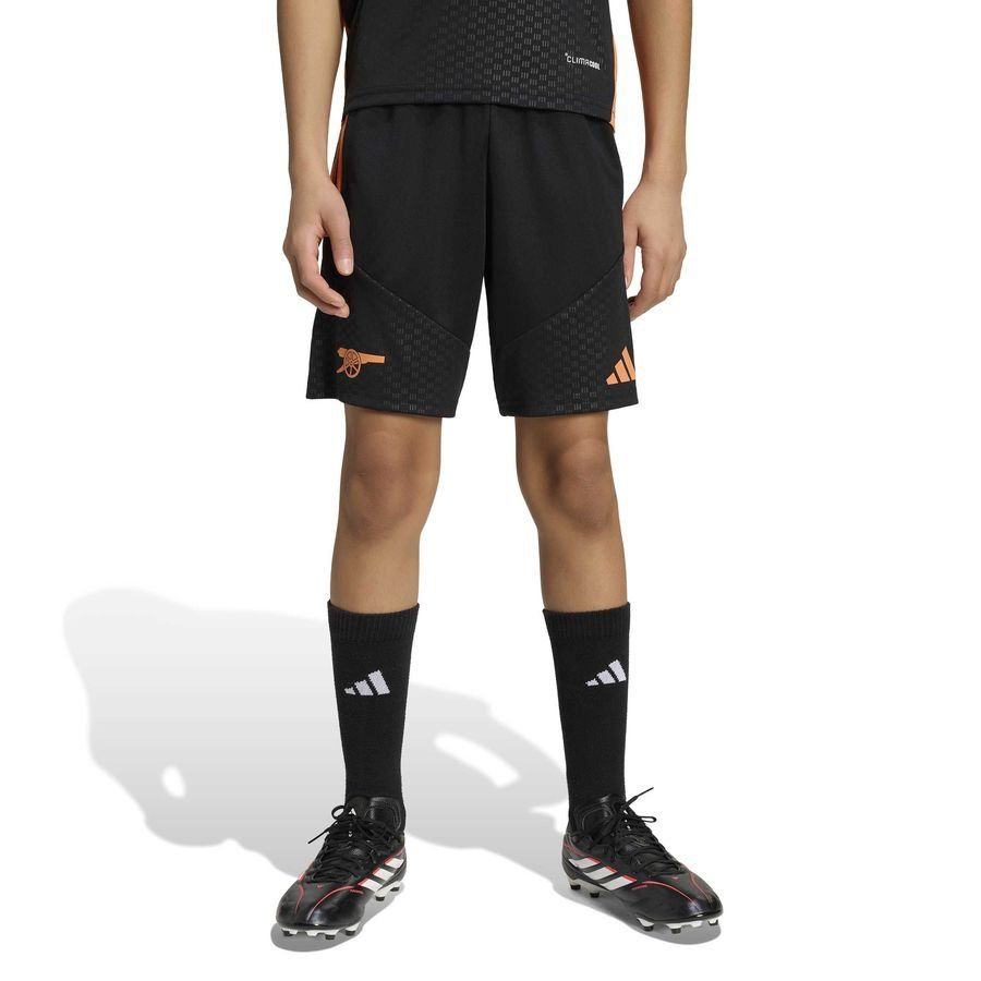 [EFKS] Arsenal Shorts Black/Orange Training Kids Uniform
