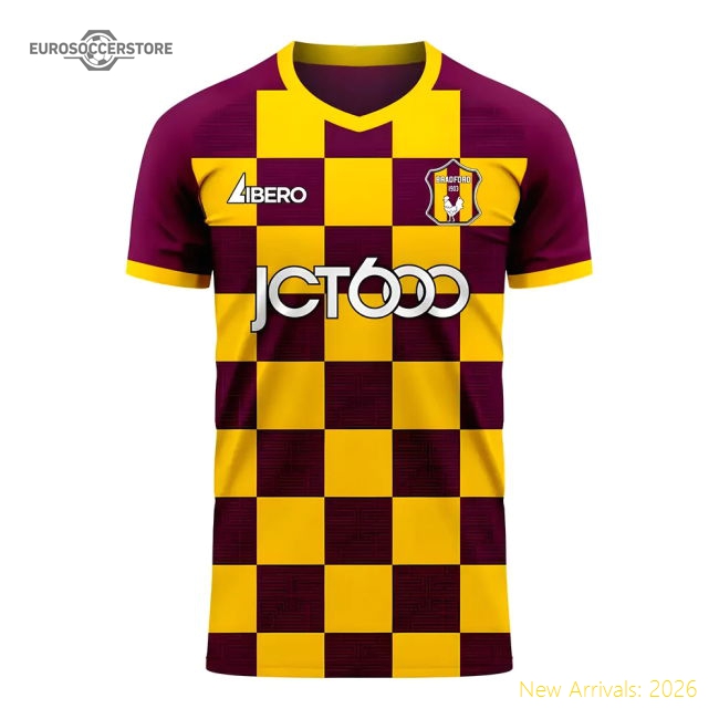 Authentic Bradford 2025-2026 Home Concept Football Kit (libero)