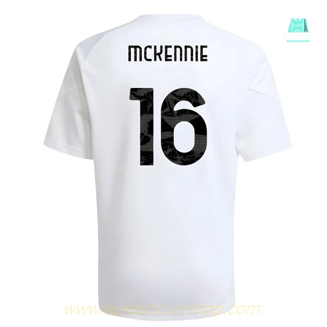 2025-2026 Juventus Training Shirt (White) - Kids (McKennie 16)
