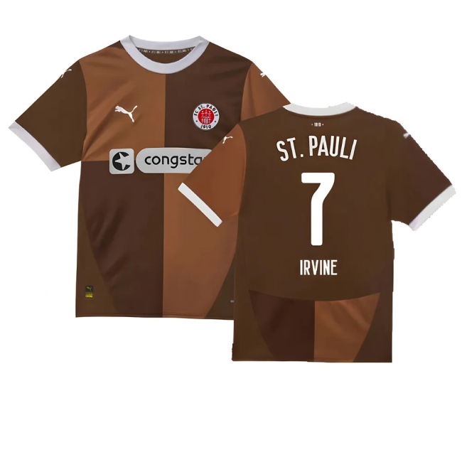 St Pauli 2025-2026 Home shirt - premium and trendy v3.954