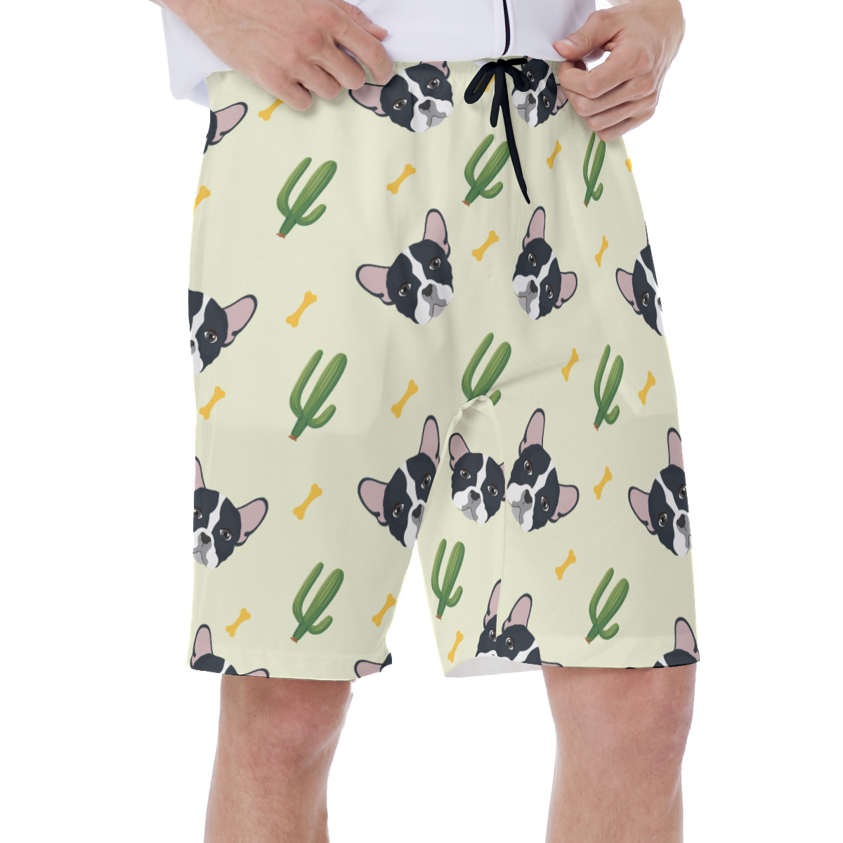 Frenchie-Fan Comfortable Mac - Men's Beach Shorts for Daily Life