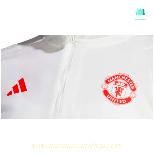 2023-2024 Man Utd Training Top (White) - Ladies