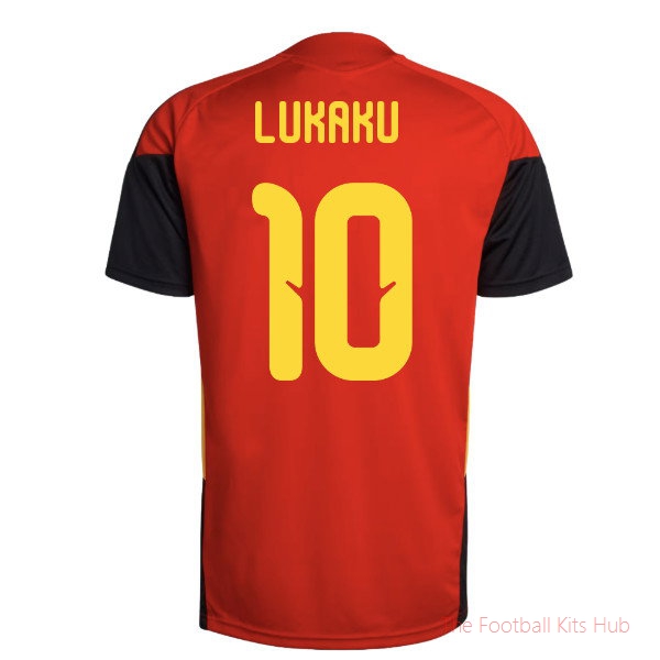 2026-2027 Belgium Training Jersey (Red) (Lukaku 10)