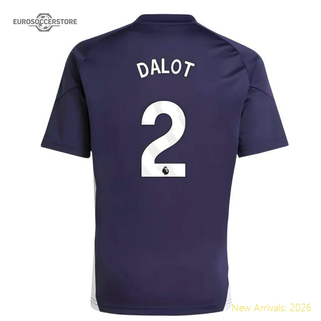 2025-2026 Man Utd Training Kit (aurora Plum) - Kids (dalot 2)