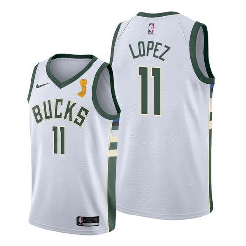 Nike Bucks White Milwaukee Bucks #11 Jersey - NBA Fan Apparel