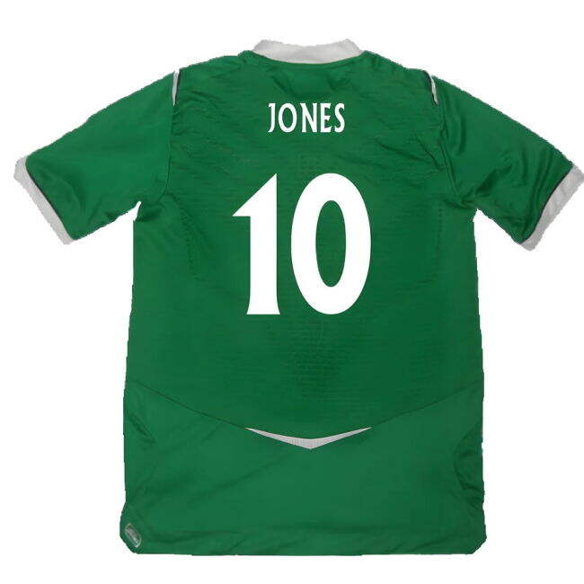Exquisite Northern Ireland 2008-09 Home Shirt ((Excellent) M) (Jones 10) Fashionable