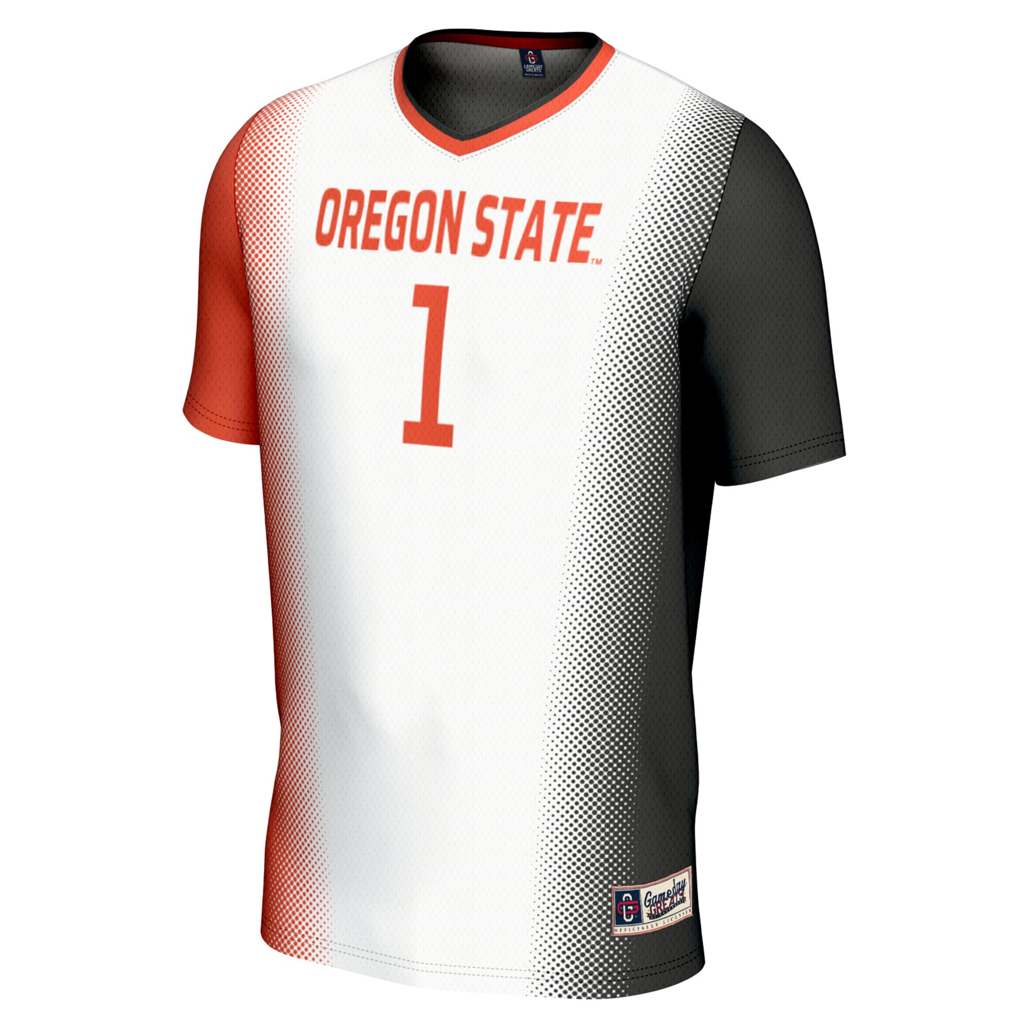 [SJH] Oregon State Beavers GameDay Greats Youth Women's Soccer Fashion Jersey - White