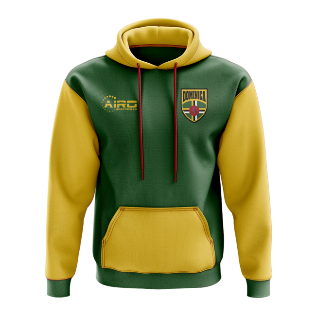 Dominica Concept Country Football Hoody (green) - Affordable