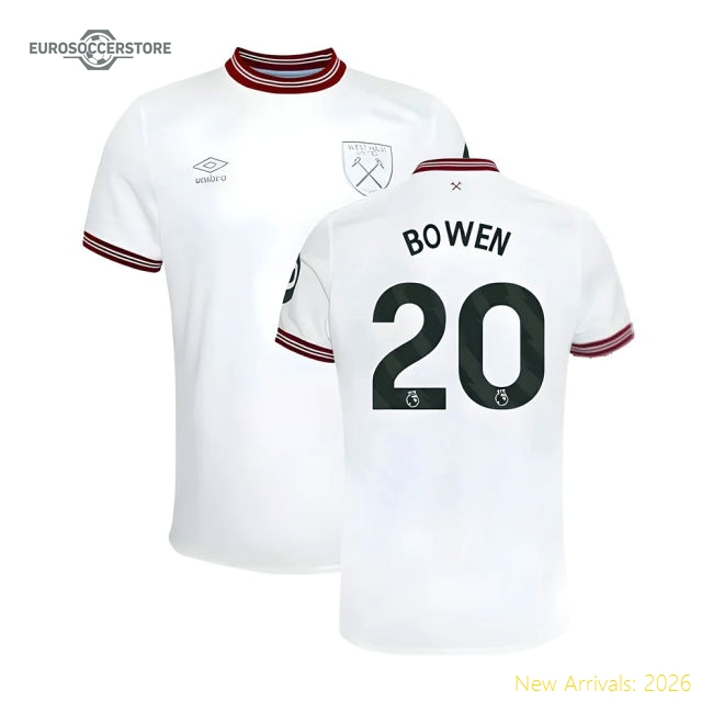 West Ham Bowen Non-toxic Kids Jersey Puma Drycell Soft-touch