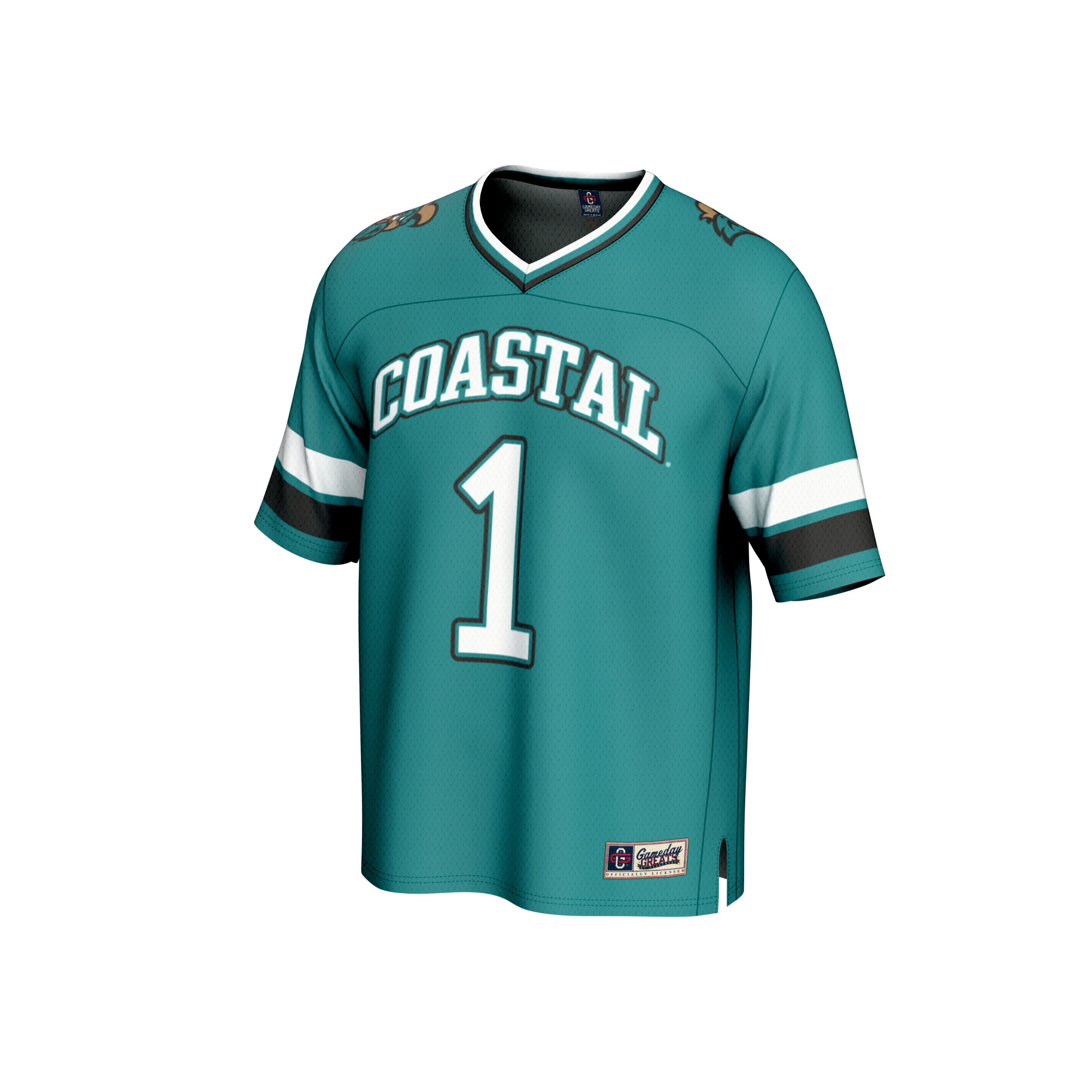 [Youth] Coastal Carolina Chanticleers #1 Football Jersey - Teal | Stadium Series 26/27 Season