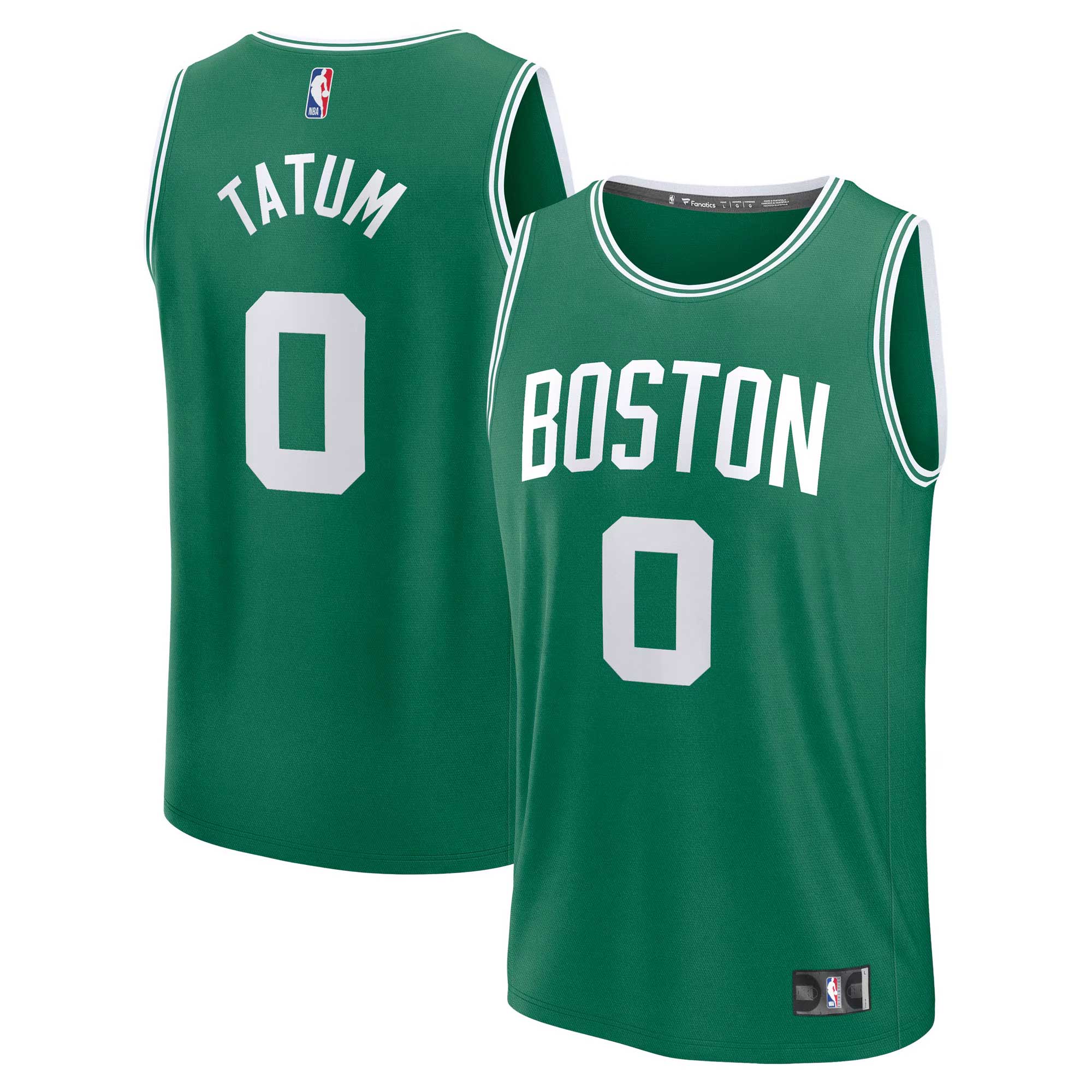 [LK] Jayson Tatum #0 Boston Celtics Youth Fast Break Replica Player Jersey - Icon Edition - Kelly Green