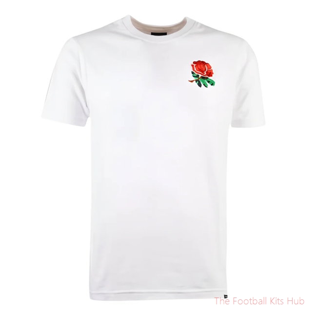 Men England Rugby T-Shirt - White UEFA Euro