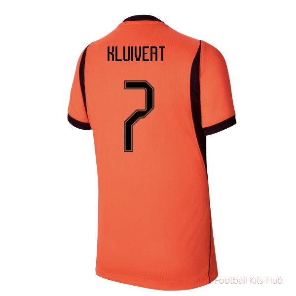 Netherlands Home Shirt 2026-2027 Kluivert #7 Kids' Stadium Edition