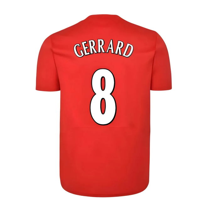GERRARD 8 Liverpool Iconic Club Retro Jersey - 2005-2006