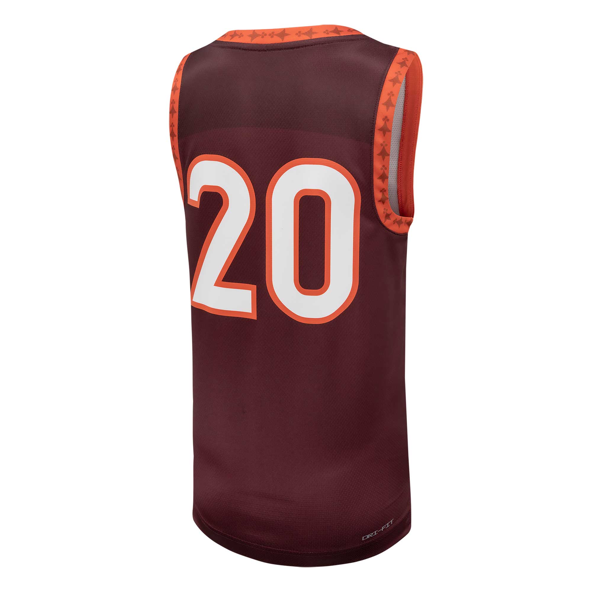 [NJP] Virginia Tech Hokies Youth Team Replica Basketball Jersey - Maroon