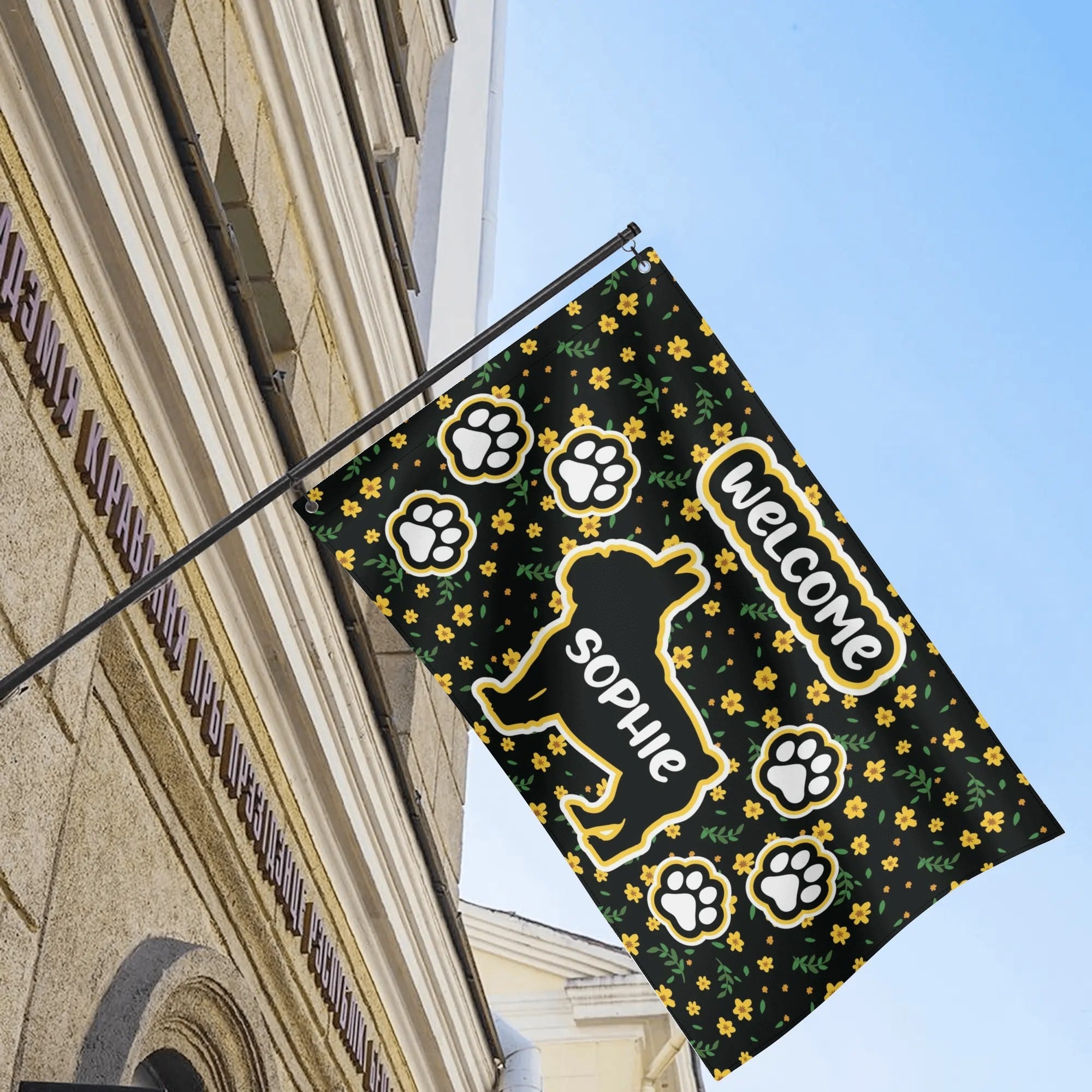 French Bulldog Personalized French Bulldog Garden Flag With Frenchie