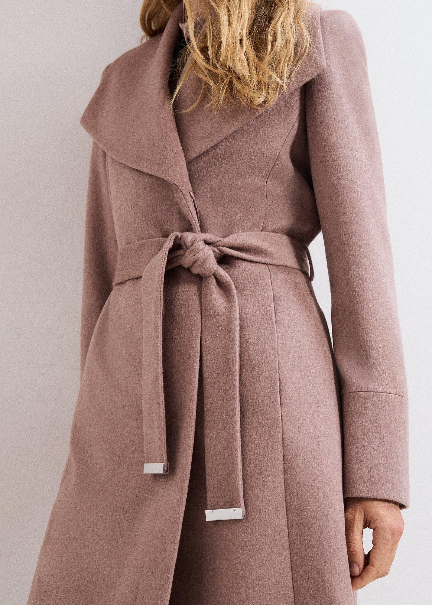 Nicci Belted Wool Coat