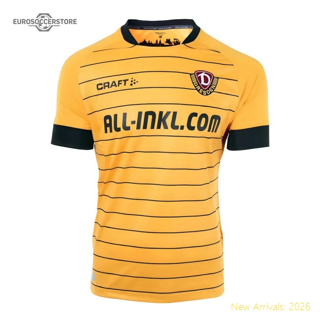 Popular Match-Day 2019-2020 Dynamo Dresden Home Jersey
