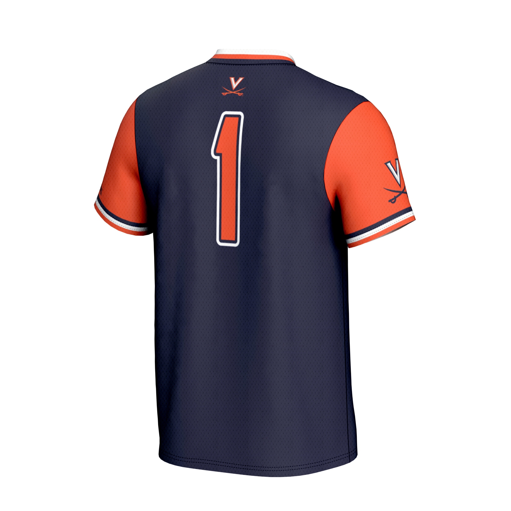 [NJP] Virginia Cavaliers GameDay Greats Youth Lightweight Softball Fashion Jersey - Navy