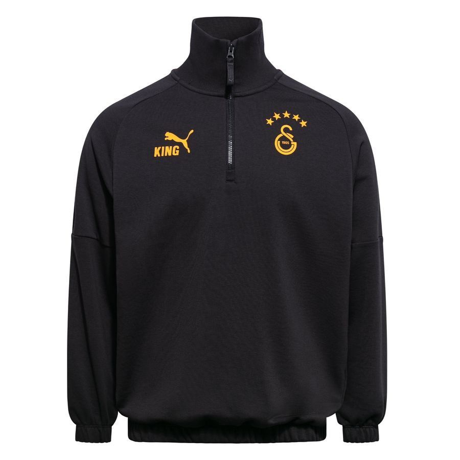 Galatasaray Pullover 1/4 Zip King - Dark Grey/Yellow