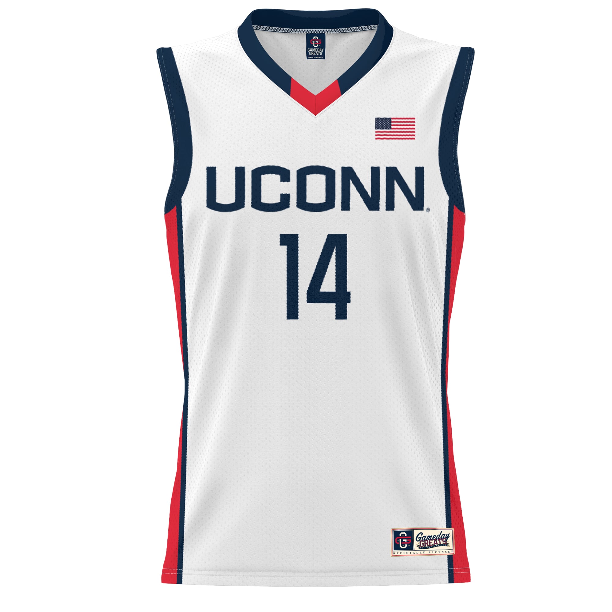 Dorka Juhasz UConn Huskies GameDay Greats Unisex Lightweight Basketball Alumni Jersey - White