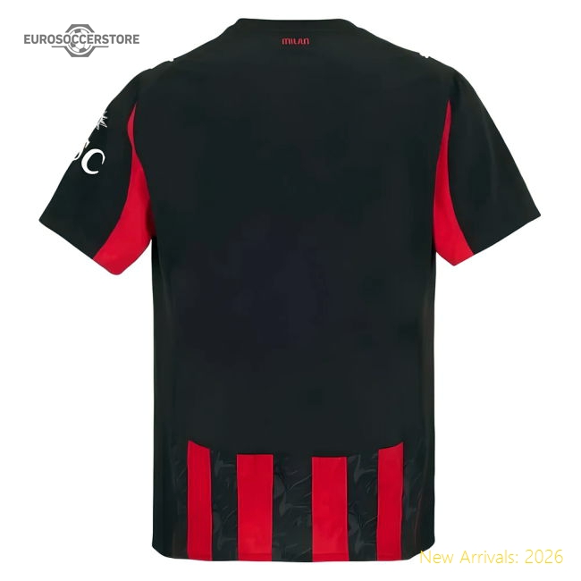 Ac Milan Home Premium Jersey Moisture-wicking Premium Fabric