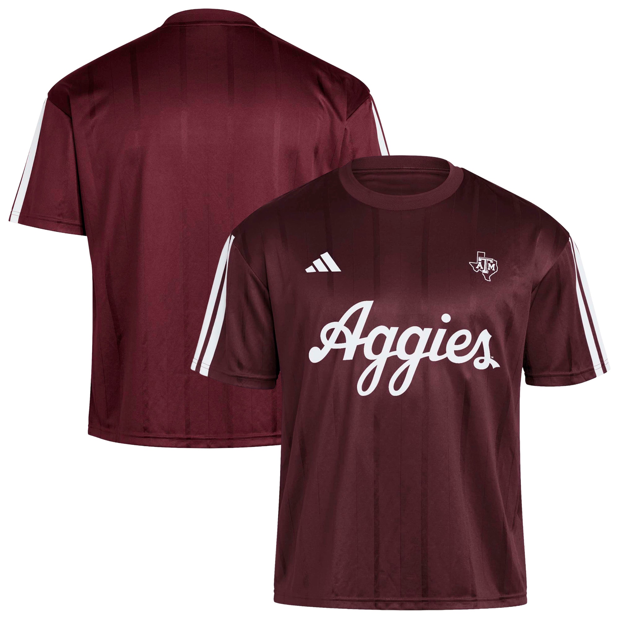 [SJH] Texas A&M Aggies Soccer Fashion Jersey - Maroon