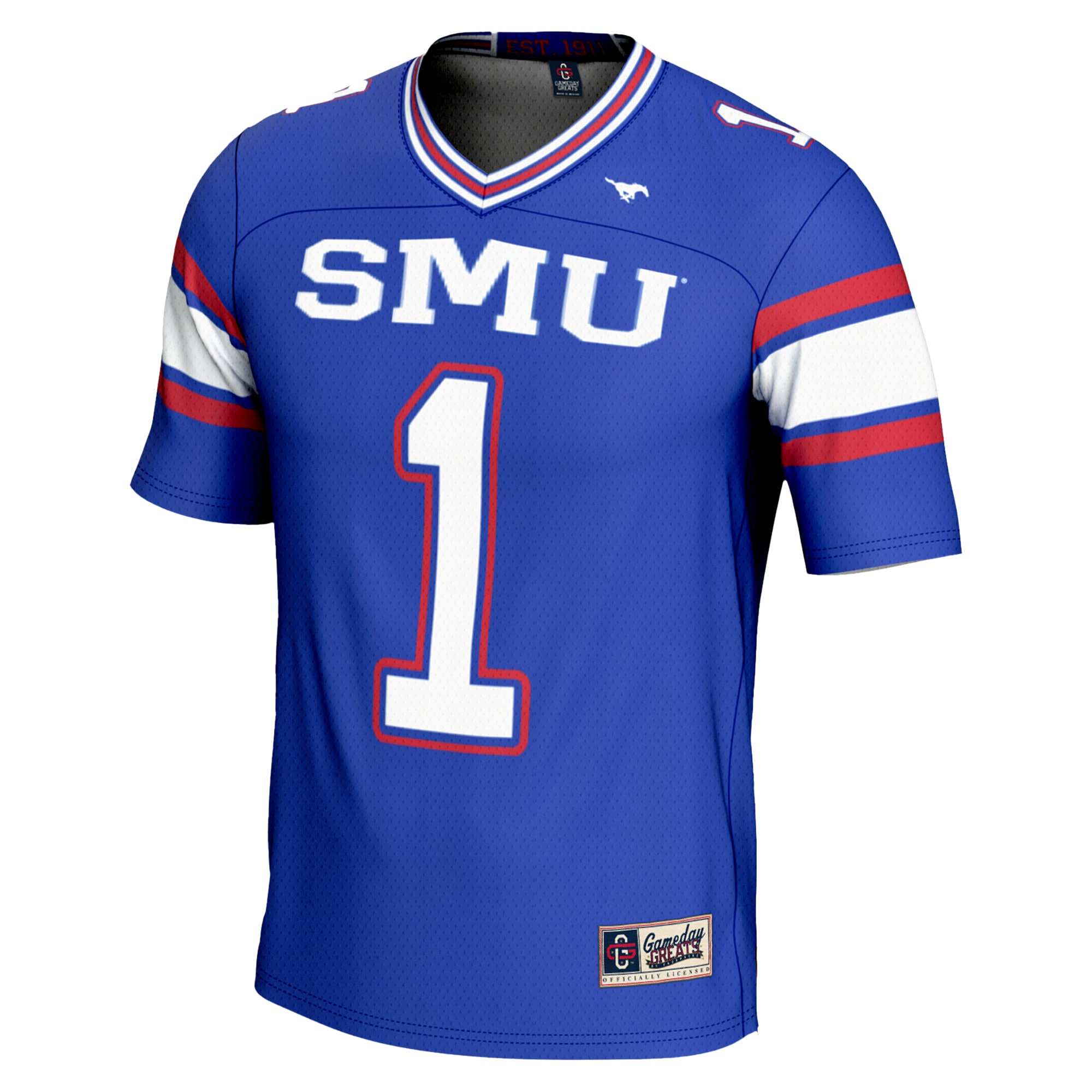 #1 SMU Mustangs GameDay Greats Endzone 26/27 Football Jersey - Royal