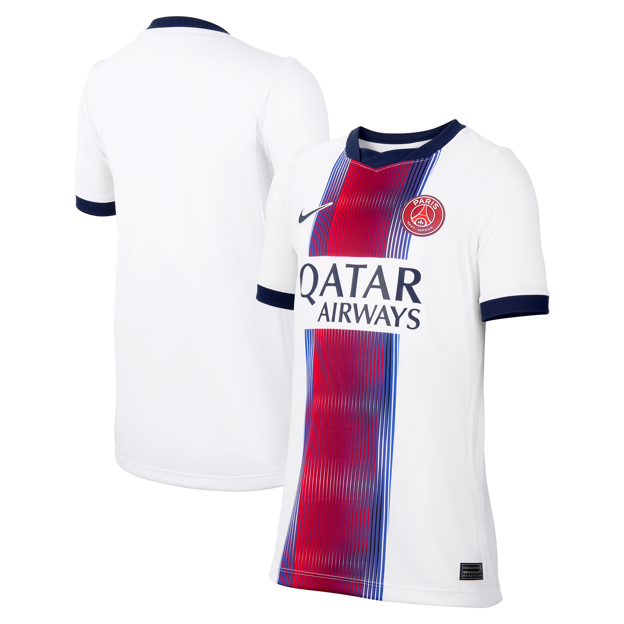 [JED] Women's Paris Saint-Germain 2026/27 Away Stadium Replica Jersey - White