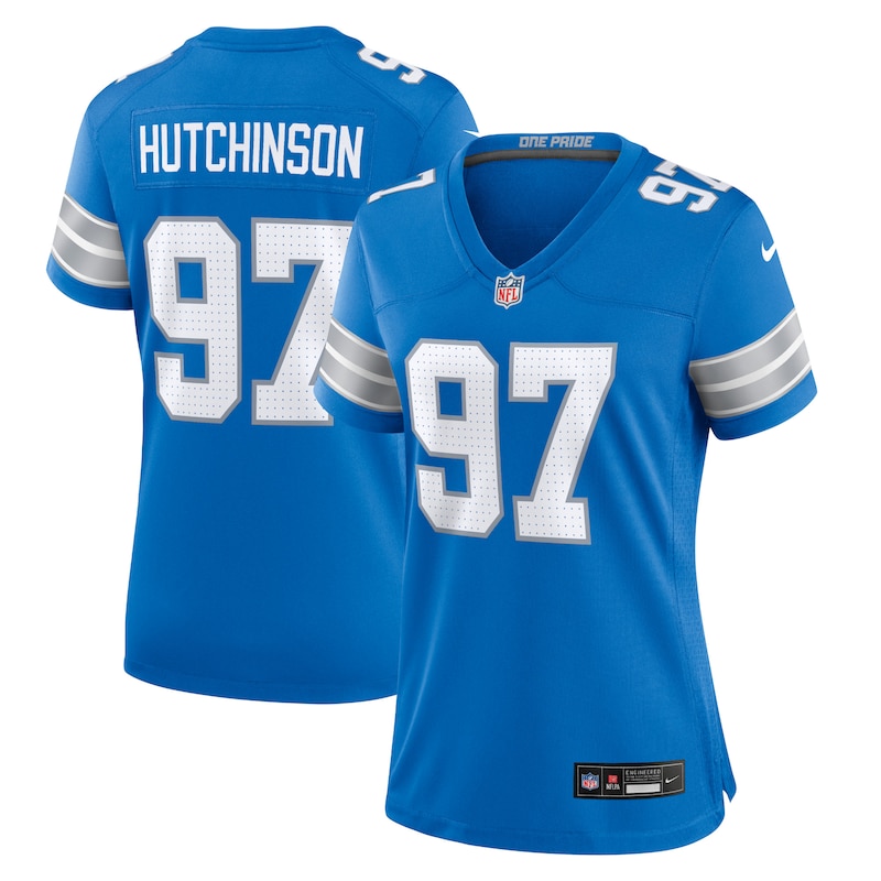 None Aidan Hutchinson DET Lions Sleek Pro-Level Jersey Game Day Wear