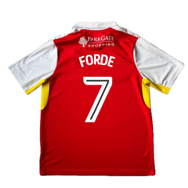 Superior Craftsmanship Proud Rotherham Home Shirt Good Xl Forde #7...