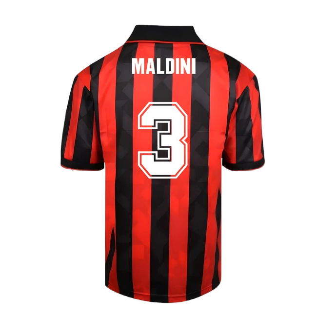 High Performance Acm Home Retro Shirt Maldini #3 2024-2025 Season ...