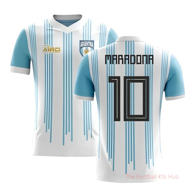 2025-2026 Argentina Home Concept Football Shirt (Maradona 10)