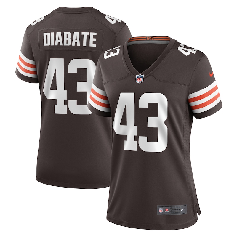 None Mohamoud Diabate Cleveland Browns Historic Franchise Game Jersey