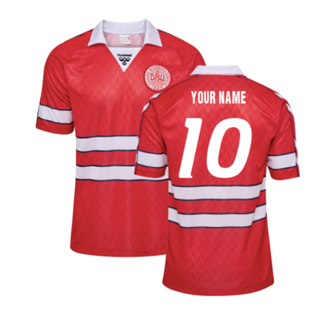 Premium 1988 Denmark Home Durable Professional Player Football Jersey