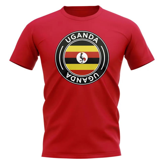 Performance-Driven Uganda Football Badge T-Shirt (Red) World-Class