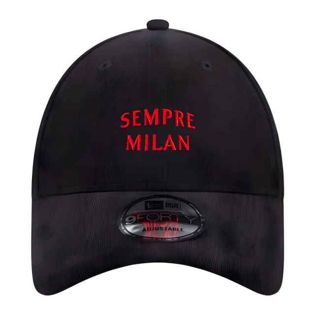 AC Milan Needle Cord Black 9FORTY Adjustable Cap