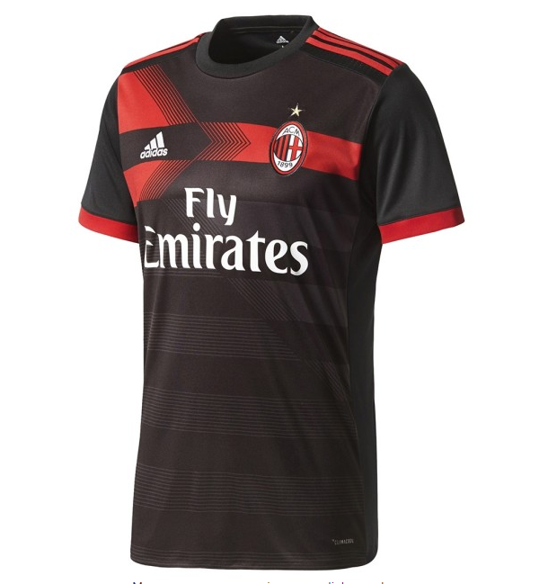 AC Milan Third 201718 Soccer Jersey Shirt - Official Replica 10008