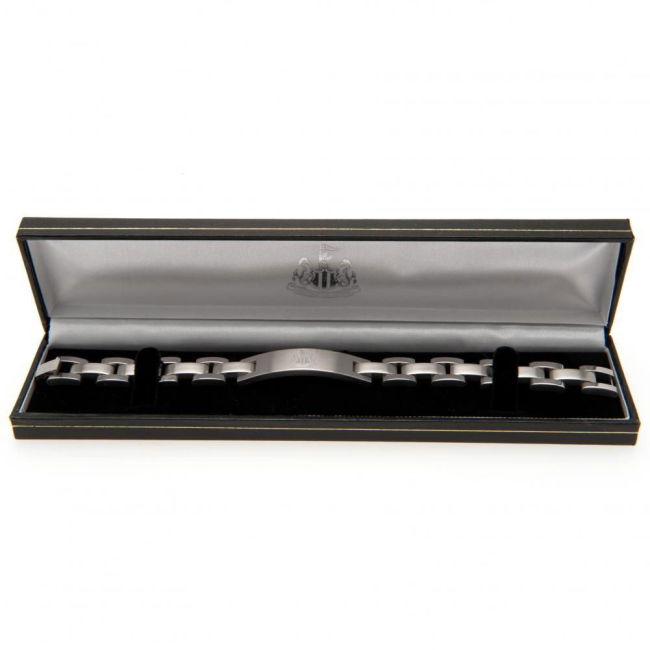 Newcastle Authentic Newcastle United FC Engraved Bracelet