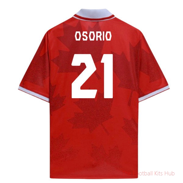 Elite Supporters Canada World Cup Football Shirt (Osorio 21)