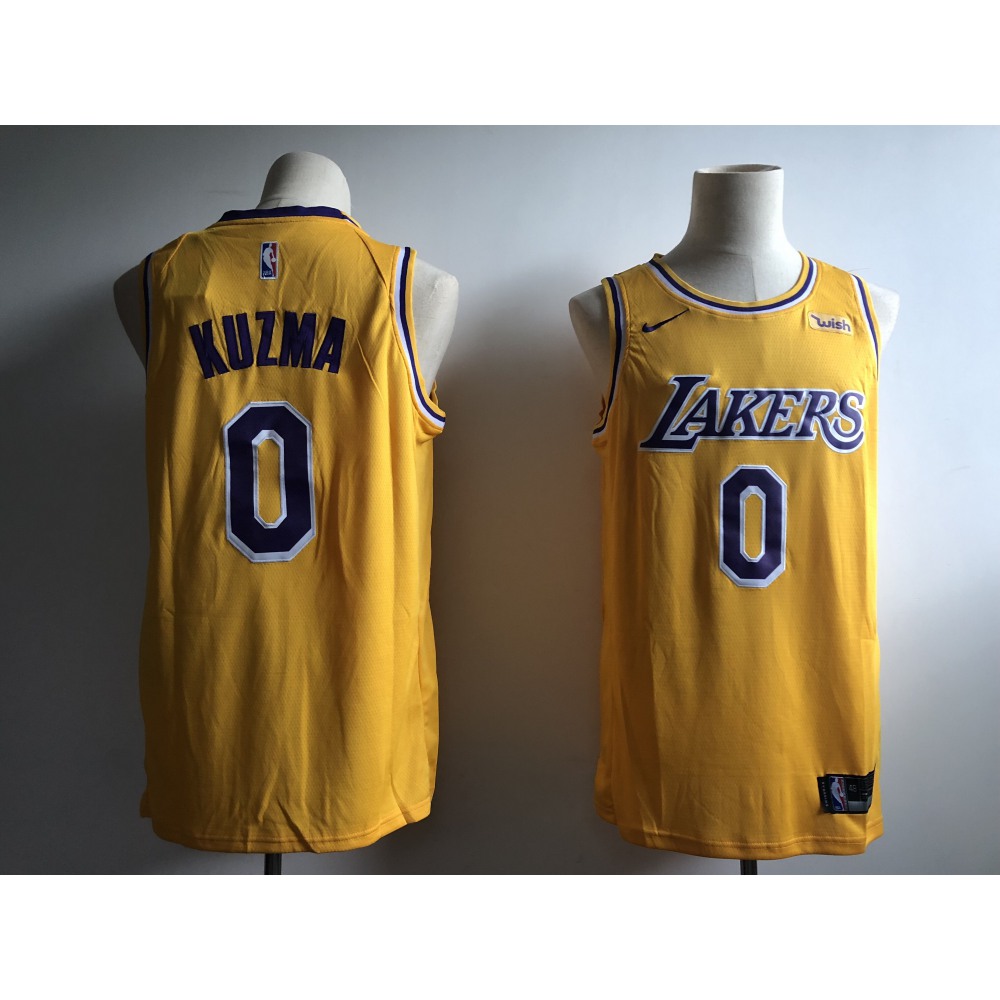 Performance Limited Men's Lakers #0 Kyle Gold Basketball Jersey