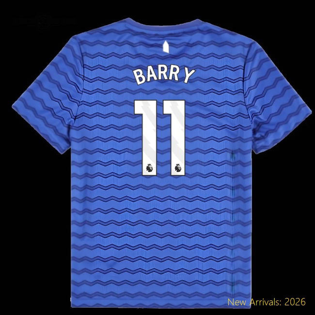 2025-2026 Everton Kids Gentle Barry Jersey Aeroready Puma Drycell