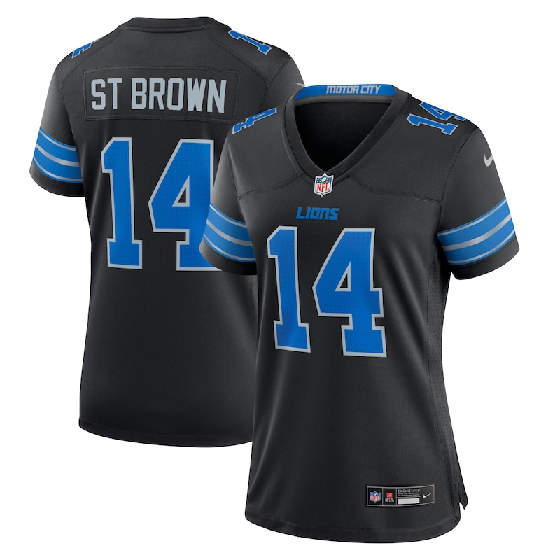 None Amon-Ra St. Brown DET Lions Bold Premium-Quality Jersey
