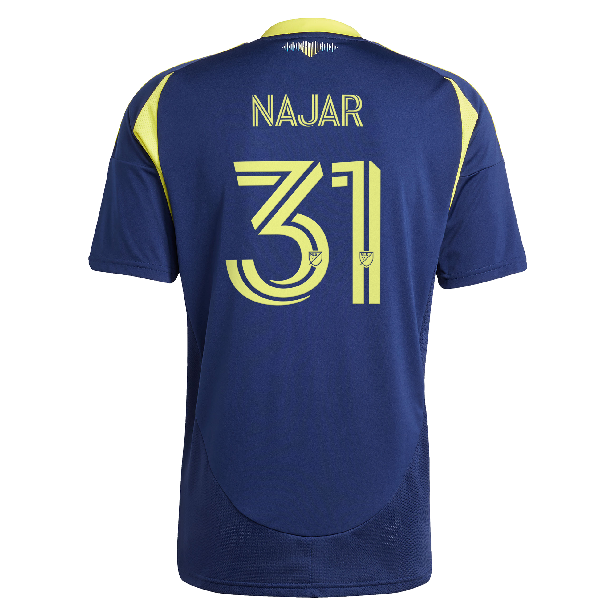 [SJH] Andy Najar Nashville SC 2025 The Heart of Nashville Kit Replica Jersey - Navy